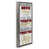 Stupell Industries Vintage Cinema Projector Phrases, 15" x 31" - 3 of 4