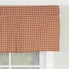 RLF Home Le Fleur Pleated  100% Cotton with Fully Lined 3" Rod Pocket Valnance for Windows 42" x 15" Coral - 3 of 4