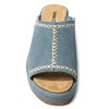 Minnetonka Women's Paislee Suede Wedge Sandals - 3 of 4