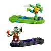 Legends of Akedo Teenage Mutant Ninja Turtles. Mini Battling Warriors Versus Pack Leonardo Vs Rocksteady Small - 4 of 4