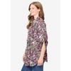Woman Within Plus Size Pintucked Button Down Gauze Shirt - 4 of 4