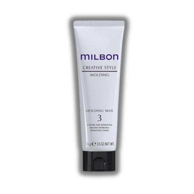 Milbon Molding Wax 3 | Exceptional spreadability means effortless application and enhanced control.- (3.5 oz)