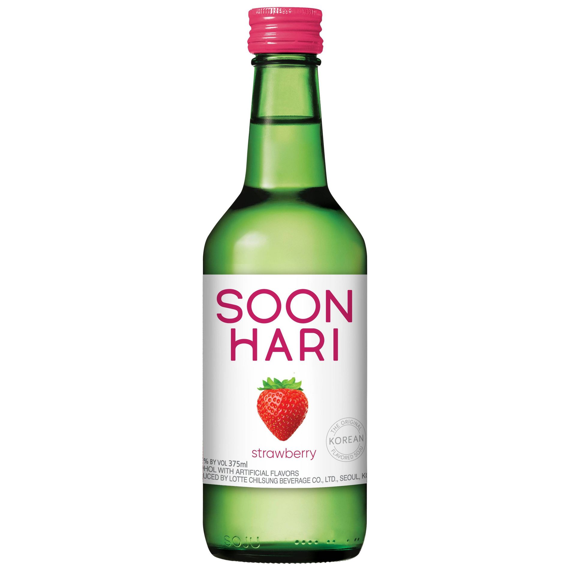 Soonhari Strawberry Soju - 375ml Bottle