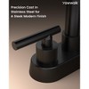YAWWALK Centerset Bathroom Faucet with High Arc and 360° Swivel Spout, Double Handle - 3 of 4