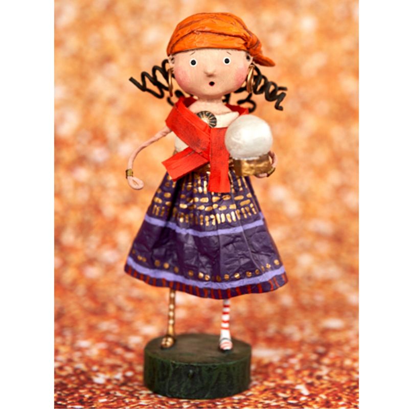 Lori Mitchell 6.25 In Gypsy Rose Fortune Teller Halloween Figurines, 2 of 4