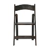 Merrick Lane Set of 2 Solid Wood Dining Chairs with Foldable Design and Elegant Finish - image 3 of 4