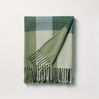 Winter Plaid Woven Throw Blanket