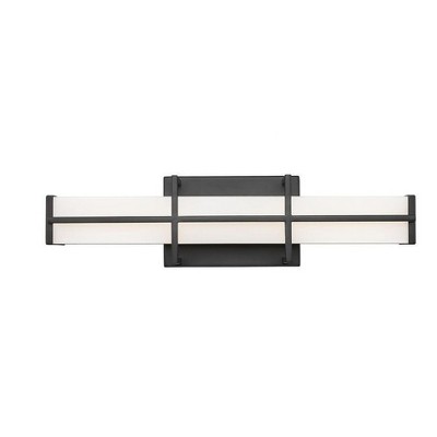 Harrison Matte Black Dimmable LED Vanity Light