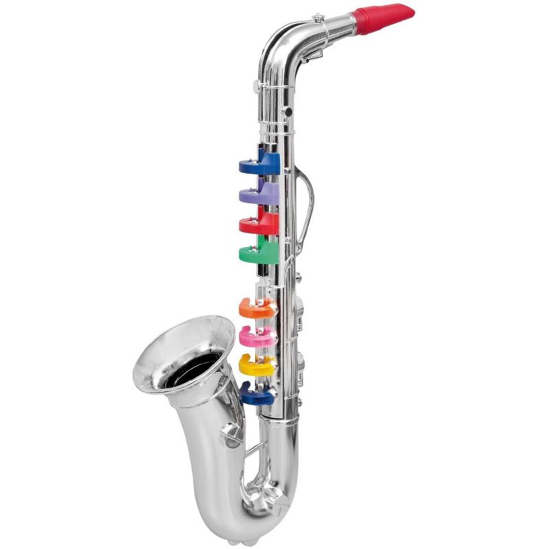 Link Ready! Set! Play! Saxophone with 8 Colored Keys Musical Instrument Early Education Toy for Kids, 4 of 9