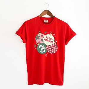 Simply Sage Market Women's Christmas Ornaments Short Sleeve Garment Dyed Graphic Tee - 1 of 3
