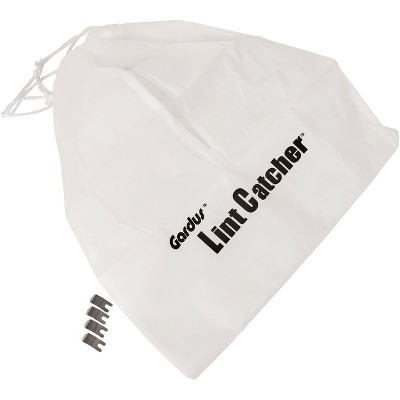 Gardus White Lint Catcher Bag with Zipper