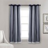 Lush Decor Sheer Grommet Insulated Blackout Window Curtain Panel Set - 4 of 4