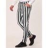 INSPIRE CHIC Men's Casual Striped Slim Fit Color Block Business Pants - 2 of 4