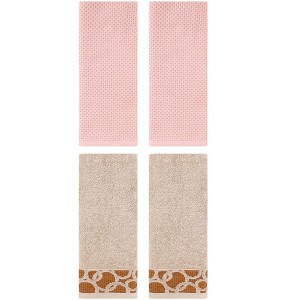 REGALWOVEN 4 Pcs Cotton Bathroom Hand Towels for Kitchen - 1 of 4
