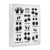 Stupell Industries Children's Dinosaur Track Chart Framed Giclee Art - 2 of 4