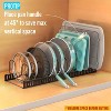 Adjustable Pots and Pans Organizer Under Cabinet,11 Dividers Cookie Sheet Baking Pan Pot Lid Organizers - 4 of 4