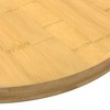 vidaXL Table Top Ø19.7"x1" Bamboo - 3 of 4