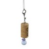 Ganz 5.5" Skeleton Key "Hope" Inspirational Faux Gem Accented Wine Cork Christmas Ornament - Blue/Brown - 2 of 2