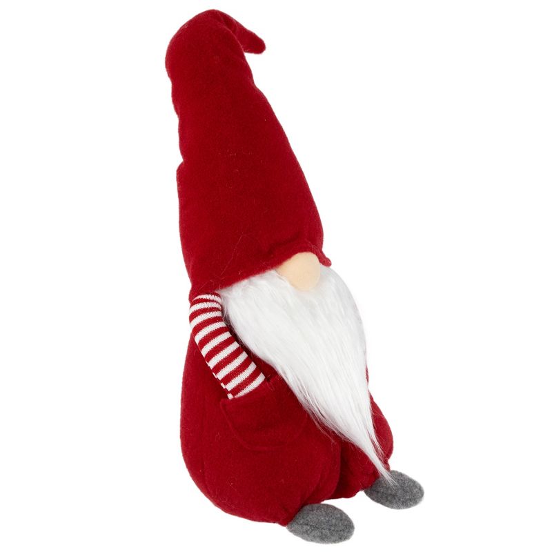 Northlight 20" Red and White "Hands in Pocket" Boy Christmas Gnome Decoration, 5 of 7