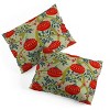 Deny Designs Full/Queen Viviana Gonzalez Retro kitsch Comforter and Pillow Sham Red - 4 of 4