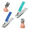 Unique Bargains Nail Clippers Nail Clipper Set for Nail Care Portable Stainless Steel Carbon Steel Colorful 1 Set - 3 of 4