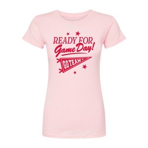 Women's - Instant Message - Ready For Game Day Fitted Graphic T-Shirt - 1 of 2