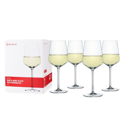 15.5 oz Crystal White Wine Glass Set of 4
