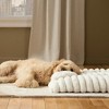 TOWN & COUNTRY LUXE CuddleTown Ribbed Bubble Stripe Pillow Crate Mat Pet Bed - 4 of 4