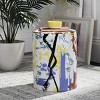 Kes Garden Stool - ACS4563 - Indoor/Outdoor - Multicolored - Safavieh - 2 of 2