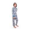 Sleep On It Boys Walrus Zip-Up Hooded Sleeper Pajama with Built Up 3D Character Hood - image 3 of 3