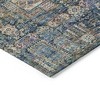 Green Navy Blue And Ivory Oriental Washable Indoor Outdoor Area Rug - 4 of 4