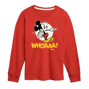 Boys' - Disney - Mickey Mouse Long Sleeve Graphic T-Shirt - 1 of 4