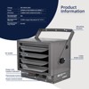 BEYOND HEAT Garage Heater, 5000W Heater for Garage with 3 Heating Setting, Adjustable Thermostat for Garage, Workshop and Warehouse - 2 of 4