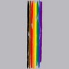 Adult Design By Humans Pride Rainbow Vertical Stripe By alphalezbean Tank Top - 2 of 2