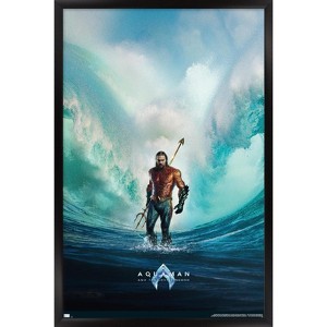 Trends International Aquaman and the Lost Kingdom - One Sheet Framed Wall Poster Prints - 1 of 4