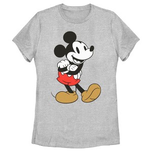 Women's Mickey & Friends Retro Pose T-Shirt - 1 of 4