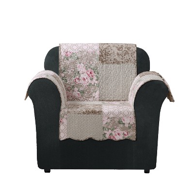 Floral Chair Furniture Cover English Rose - Sure Fit