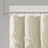 PAGED 72x72 Inch Polyester Semi-Sheer Shower Curtain with 12 Button Holes on Top,Tufted Shower Curtains for Bathroom - 2 of 4