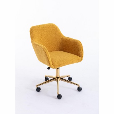 Vynxaria Modern Accent Chairs for Vanity or Office - Adjustable Height & 360° Swivel, Multiple Colors