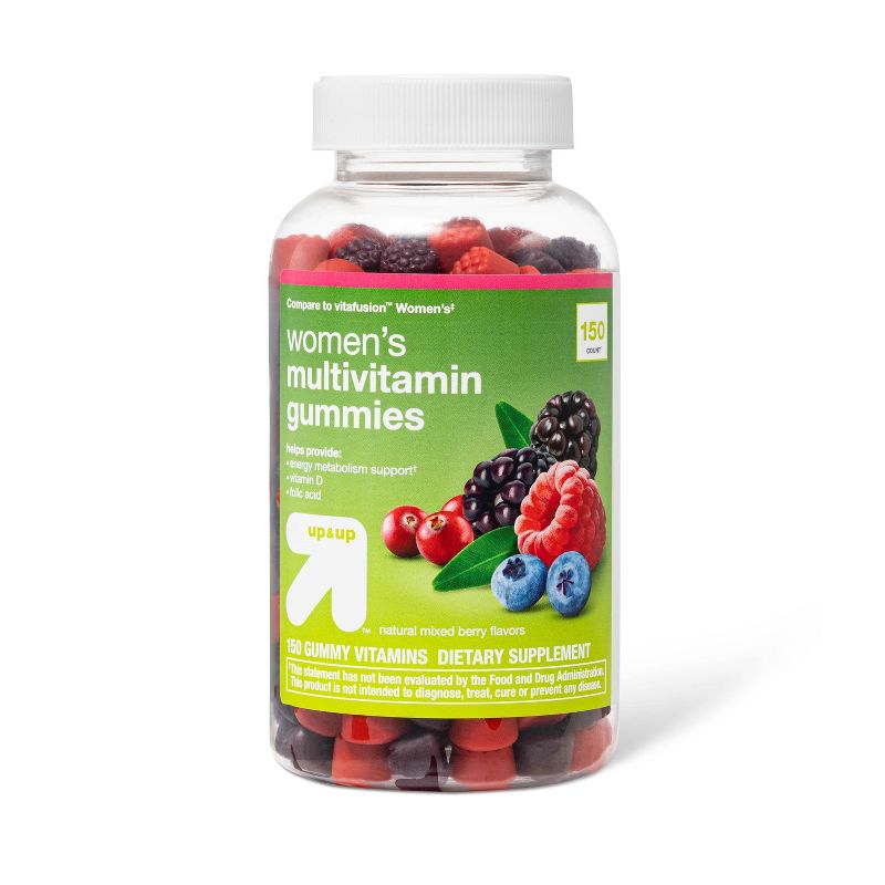 Women&#39;s Multivitamin Gummies - Natural Berry - 150ct - up &#38; up&#8482;, 1 of 7