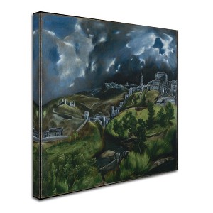 Trademark Fine Art -El Greco 'View Of Toledo' Canvas Art - 1 of 3