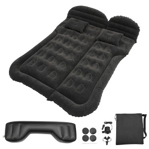 Unique Bargains Car Inflatable SUV Air Mattress Camping Bed Kit with Electric Air Pump - 1 of 4