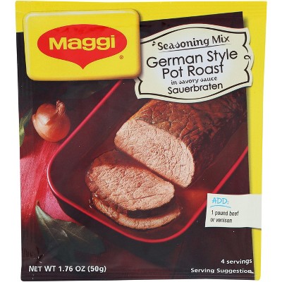 Maggi German Style Sauerbraten Pot Roast Seasoning Mix - Case of 17 - 1.76 oz