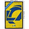 Trends International NFL Los Angeles Rams - Logo 25 Framed Wall Poster Prints - 3 of 4