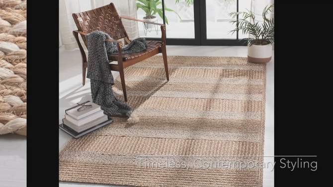 Natural Fiber NF887 Power Loomed Area Rug  - Safavieh, 2 of 8, play video