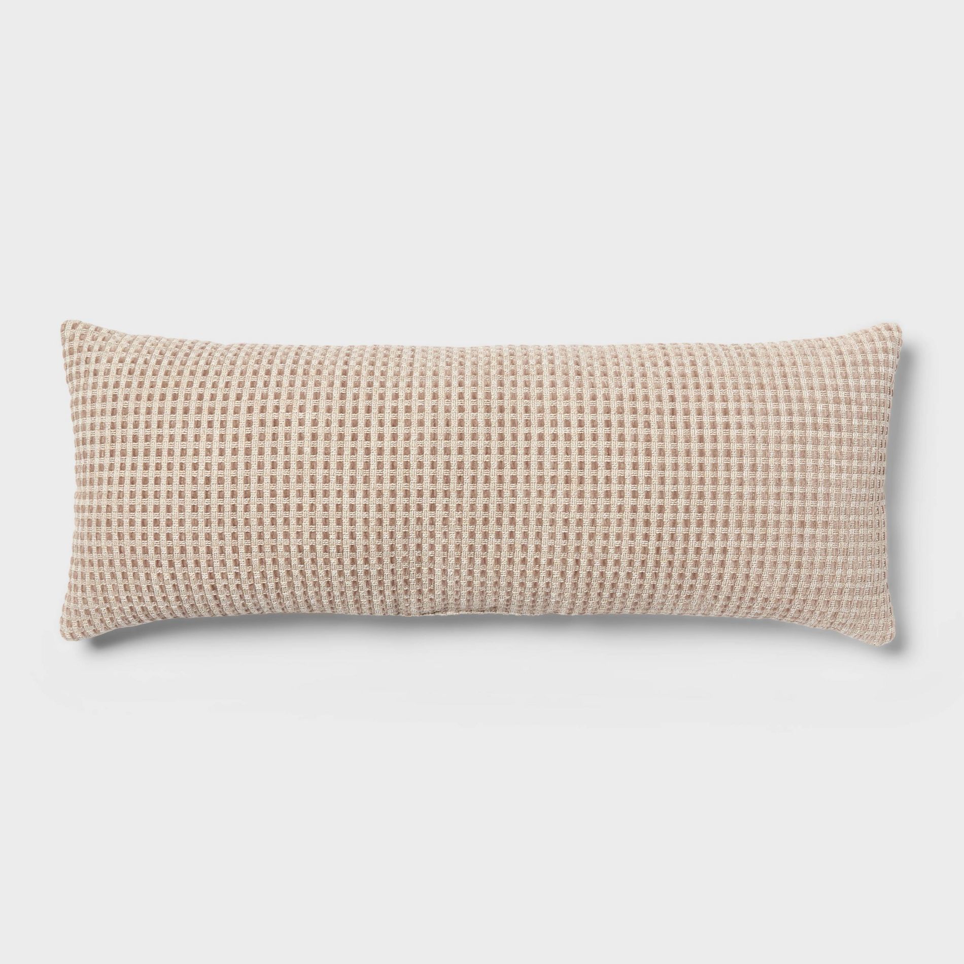 Woven Oblong Decorative Throw Pillow Khaki - Threshold™