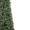 Northlight 4' Artificial Two-Tone Boxwood Topiary Tree with Round Pot, Unlit - 4 of 4