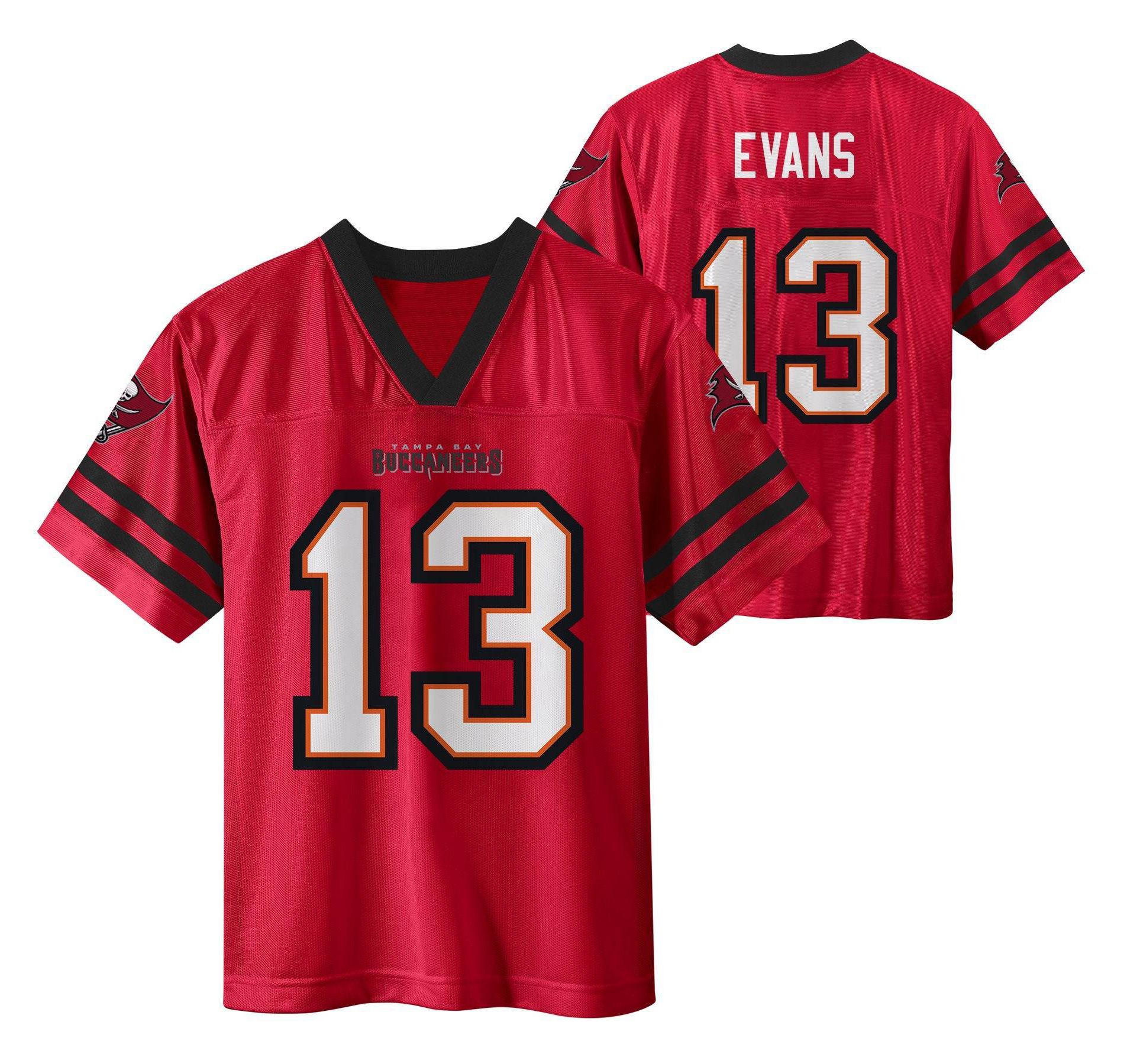 NFL Tampa Bay Buccaneers Mike Evans Boys' Short Sleeve Jersey - L