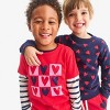 Primary Kids Sweatshirt In Confetti Hearts - 3 of 4