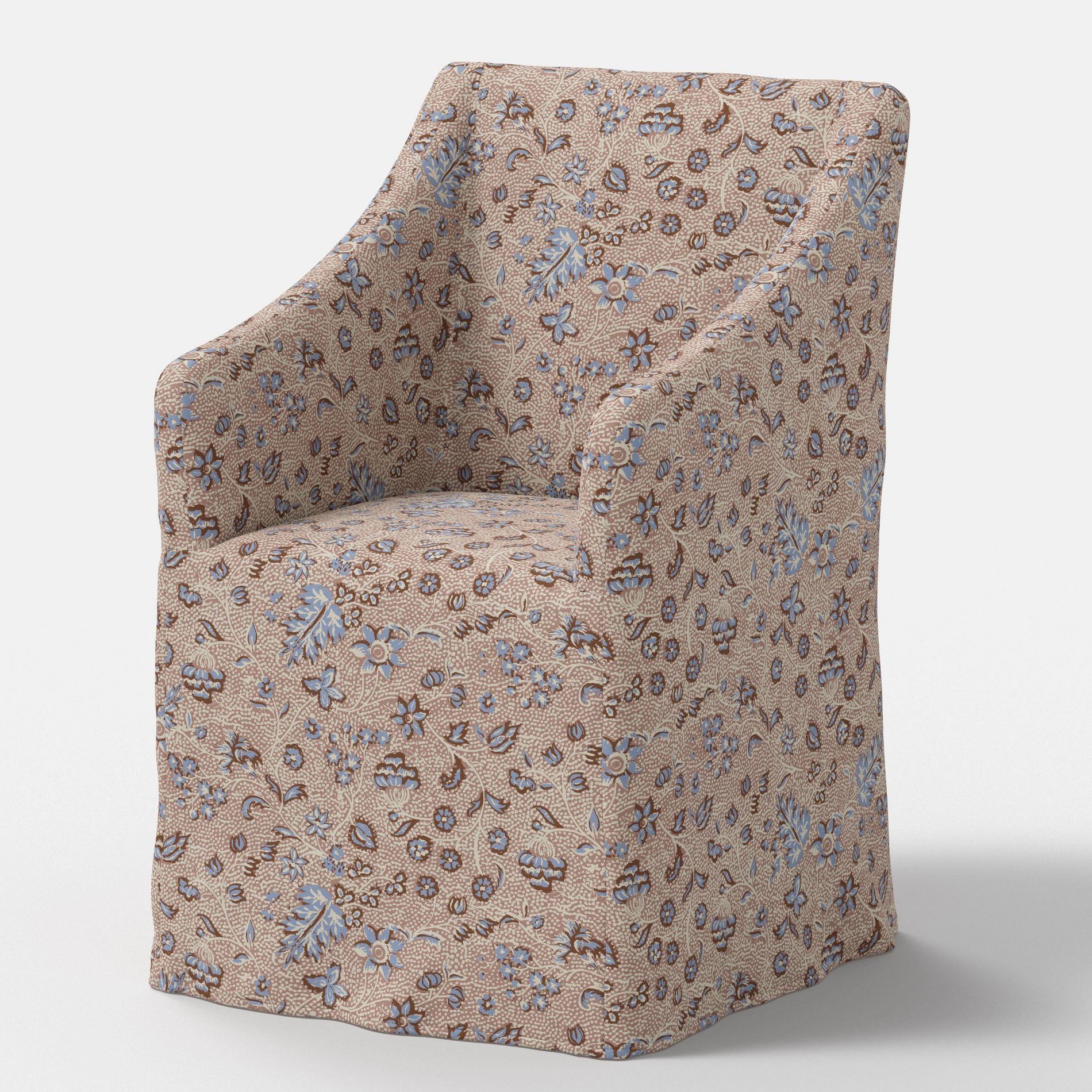 Sloped Arm Slipcovered Dining Chair Vintage Floral - Threshold™
